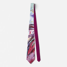 Corbata Plumes au rose