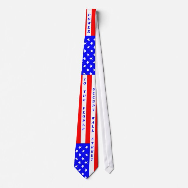 CORBATA PODER PARA EL PUEBLO OCUPY WALL STREET (Anverso)