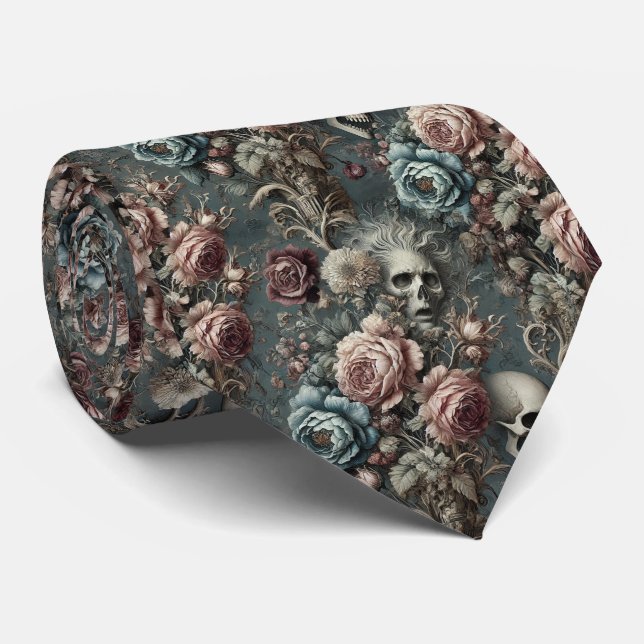 Corbata Poetas 🪦 pendientes - Victoria gótica (Enrollado)