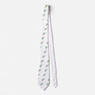 Corbata Poetica Gecko en verde