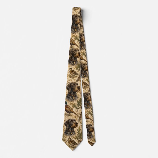 Corbata Pointer Alemán de Pelo Cargado – Colección de Caza (Anverso)