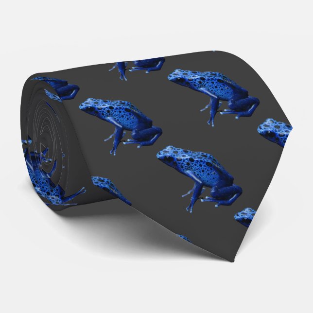 Corbata Poison azul Dart Frog Necs Tie (Enrollado)