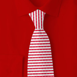 Corbata Poland Flag Brick Pattern