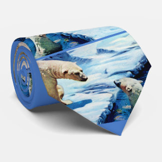 Corbata polar bears print