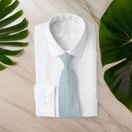 Corbata Polka Dot Green Light Green Minimal Classic