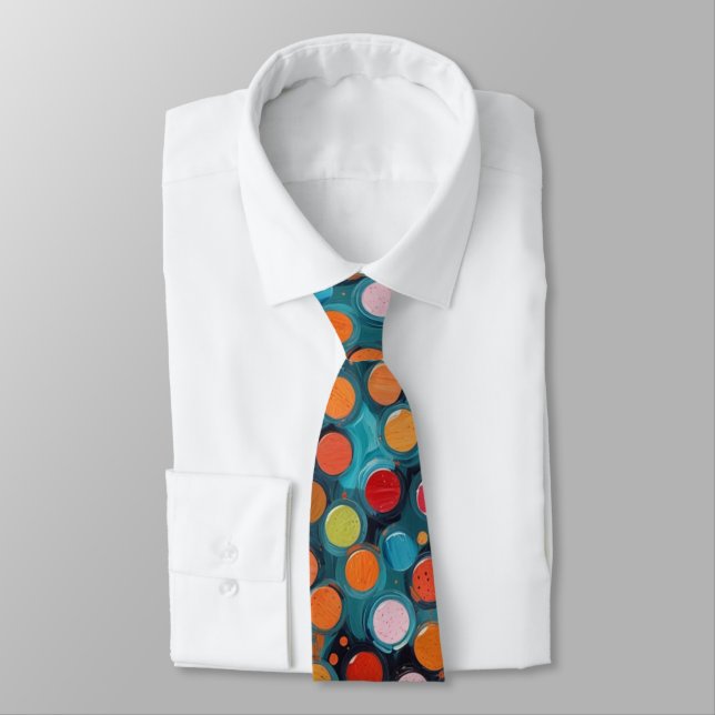Corbata Polka Dot Neck Tie (Atado)