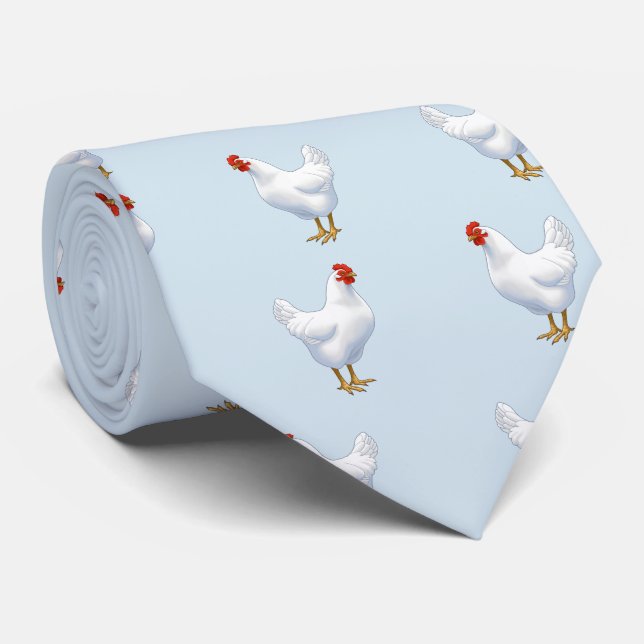 Corbata Pollo blanco de la leyenda (Enrollado)