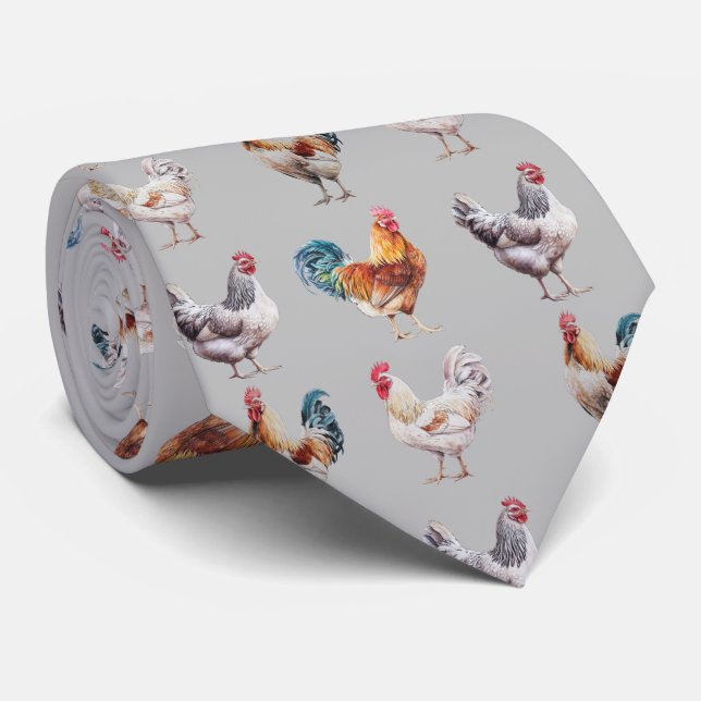 Corbata Pollo Hen Tie (Enrollado)