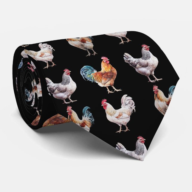 Corbata Pollo Hen Tie (Enrollado)