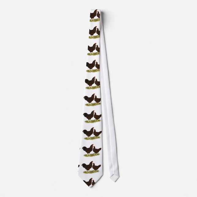 Corbata Pollos del castaño de Indias (Anverso)