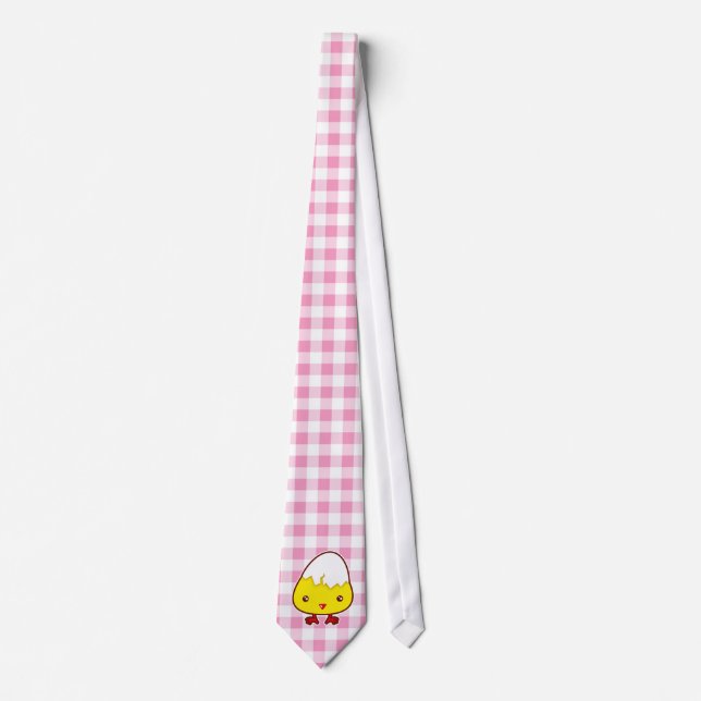 Corbata Polluelo de Kawaii (Anverso)