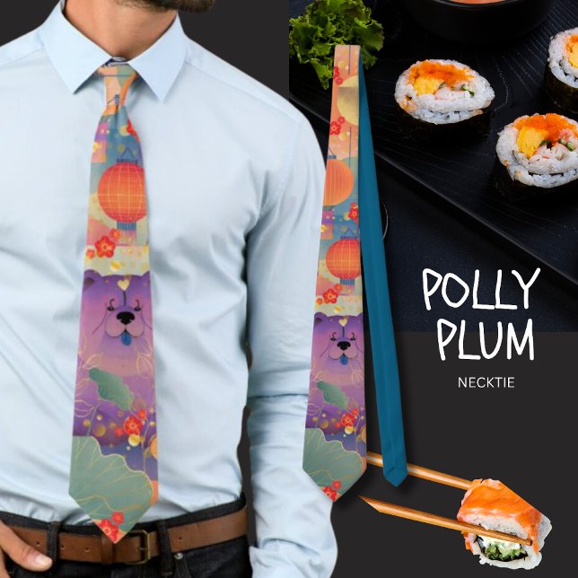 Corbata POLLY PLUM perro Chow (Subido por el creador)