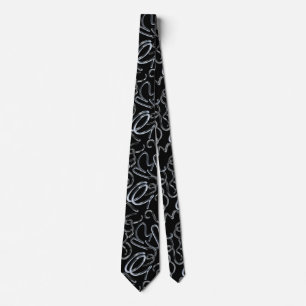 Corbata Ponga algunos metales sobre mí x4 Black BG