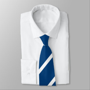 Corbata Pony Blue Diagonal Striped