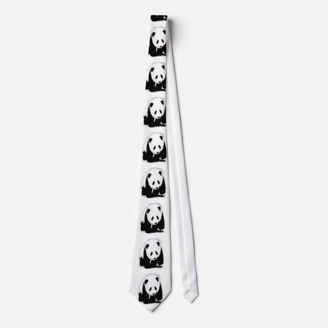 Corbata Pop Art Baby Panda Cuello (Anverso)