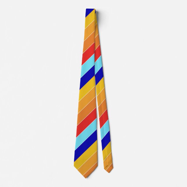 Corbata Pop Art Stripes Bermuda (Anverso)