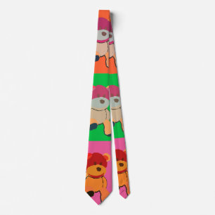 Corbata Pop art Teddy bear Tie