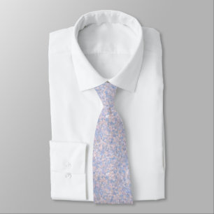 Corbata Popcorn rosa claro y azul