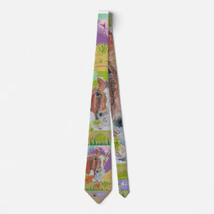 Corbata Poppy dice: Tarjeta de vacaciones plana