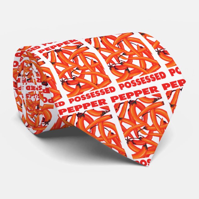 Corbata Poseído con pimientos (Enrollado)