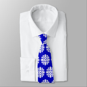 Corbata Poster azul con el logotipo CBC 1986
