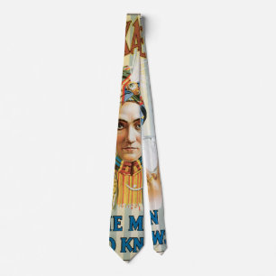 Corbata Póster Mágico Vintage, Alexander, el Hombre que Sa