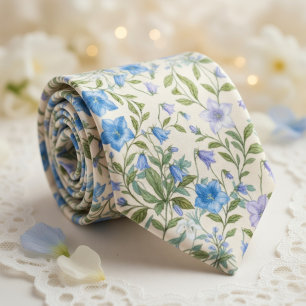 Corbata Pradera de Campanilla Azul