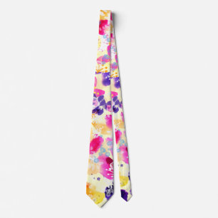 Corbata Pradera de flores silvestres shabby