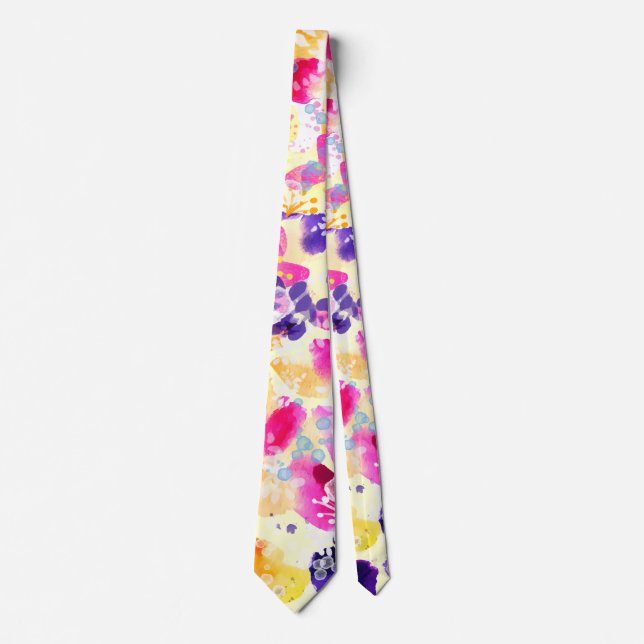 Corbata Pradera de flores silvestres shabby (Anverso)