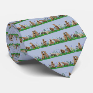 Corbata Prairie Dog Meadow Tie (Azul claro)