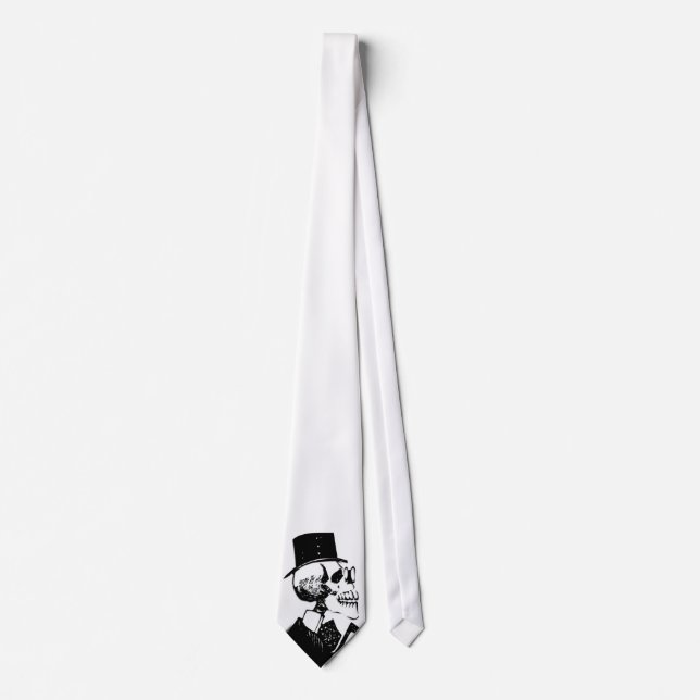 Corbata Preacher Skeleton Necktie (Anverso)