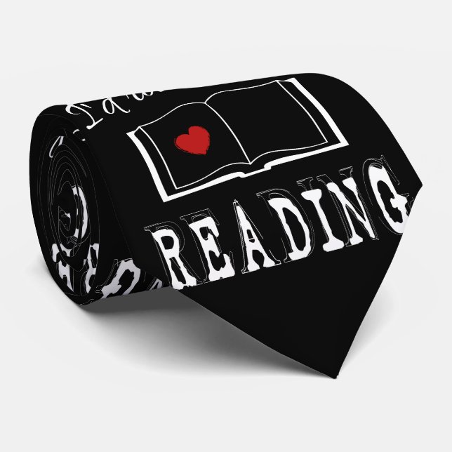 Corbata Prefiero estar leyendo (Enrollado)