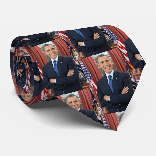 Corbata Presidente Barack Obama Necktie (Enrollado)