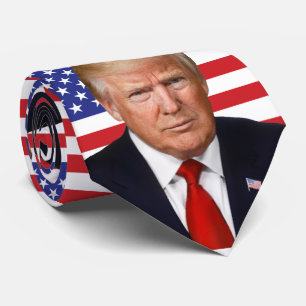 Corbata Presidente Donald Trump - bandera de los E.E.U.U.