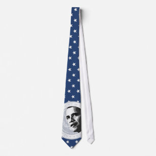 Corbata Presidente Obama con las estrellas - lazo