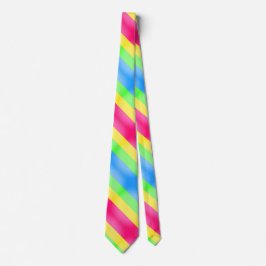 Corbata Pride Rainbow Diagonal Striped