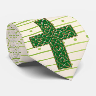 Corbata Primavera de la cruz celta (personalizada)