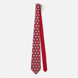 Corbata Princess Skull red