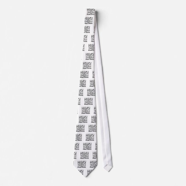 Corbata Problema con las fracciones (Anverso)