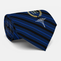Profesional Médico Monogramado Azul