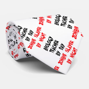 Corbata Profesor de Biología Zombie