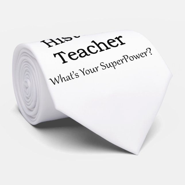 Corbata Profesor de la historia (Enrollado)