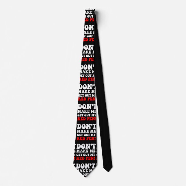 Corbata profesor divertido (Anverso)