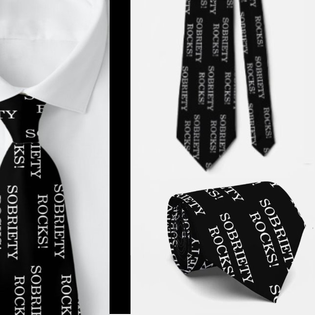 Corbata Programa de 12 Pasos Sobriety Rocks (Subido por el creador)