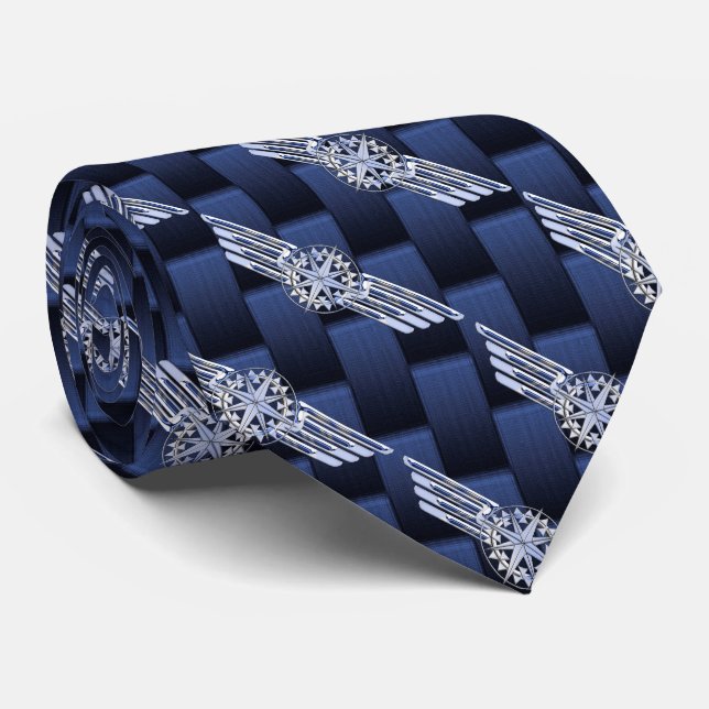 Corbata Programa piloto de aire privado general cromado co (Enrollado)