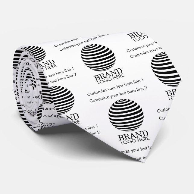 Corbata Promoción de marca comercial Personalizado moderna (Enrollado)