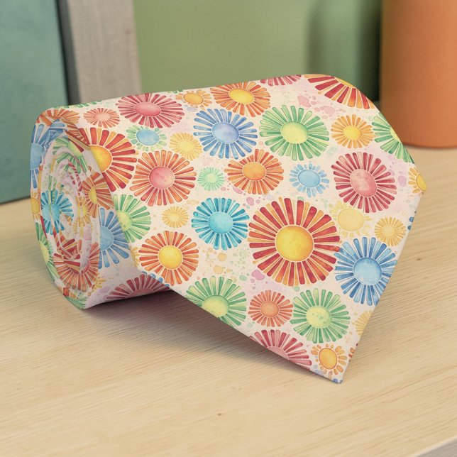 Corbata psicodélica colorida personalizada (Subido por el creador)