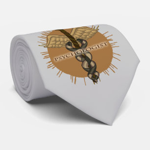 Corbata Psicólogo Caduceus