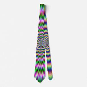 Corbata Psychedelic Hexagon Tie