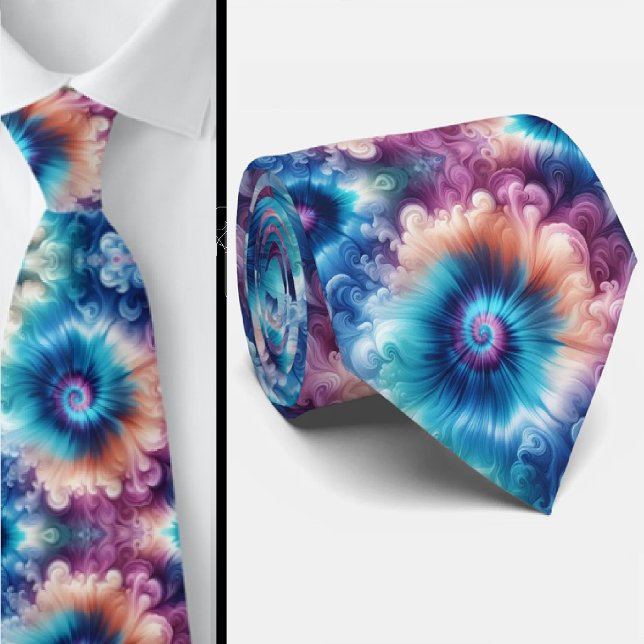 Corbata Psychedelic Tie-Dye Pattern (Subido por el creador)